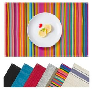 colorful placemats